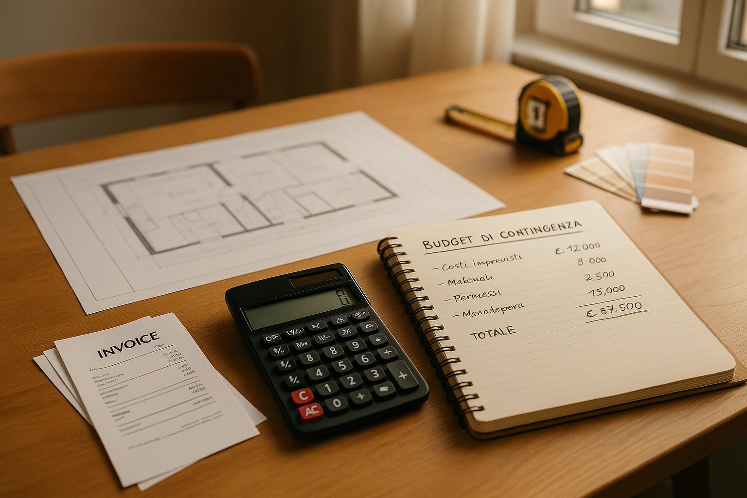 Come Pianificare un Budget di Contingenza per Ristrutturazioni
