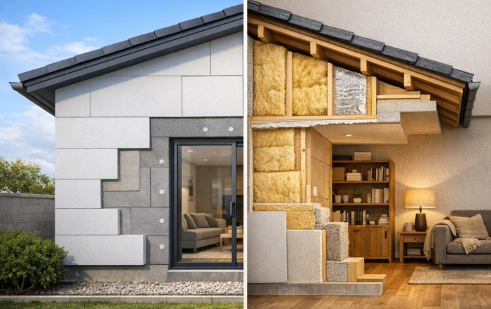 Cappotto termico interno vs esterno: differenze