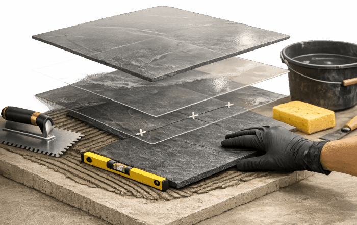 Come Posare Piastrelle in Ardesia